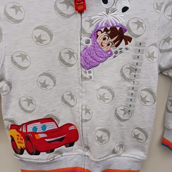 New Disney 100 Boy's Long Sleeve Full Zip Hooded Character Jacket - Size: 5 - Picture 2 of 7